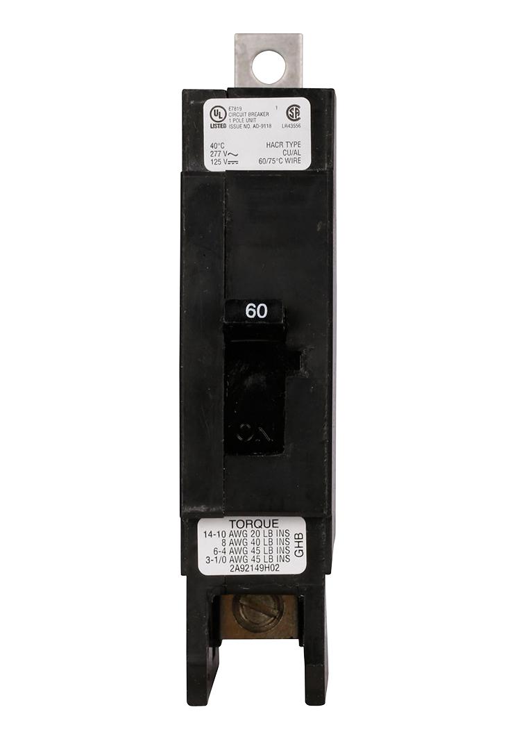 BREAKER IND. P/PANEL BOARD 1PH 60A 277/480V EATON