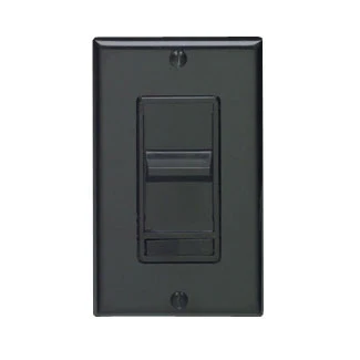 DIMMER DESLIZABLE UNIV DOBLE 600W-120V NEGRO DECORA LEVITON