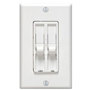 DIMMER ELECTRONICO Y CONTROL 1.5A P/ABANICO 300W DECORA BLANCO LEVITON