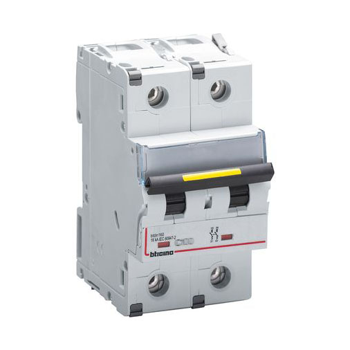 BREAKER RIEL DIN 2 POLOS 6A BTICINO