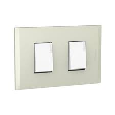 INTERRUPTOR DOBLE NOBILE CHAMPAGNE BTICINO