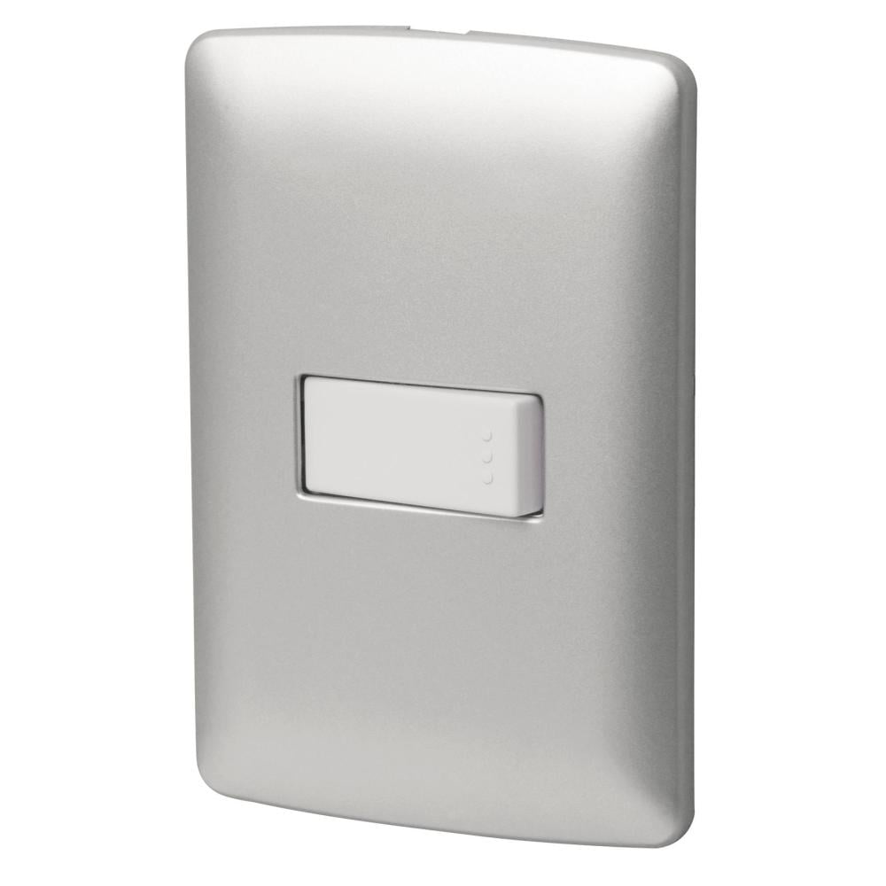 INTERRUPTOR SENCILLO 3W  GRIS UNUS DIMO