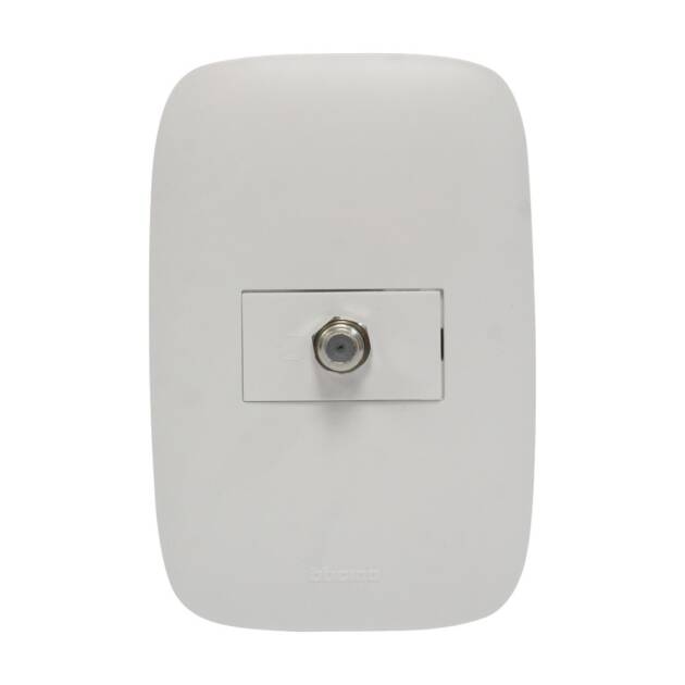 TOMA COAXIAL P/TV+TELEFONO NEGRO UNUS DIMO