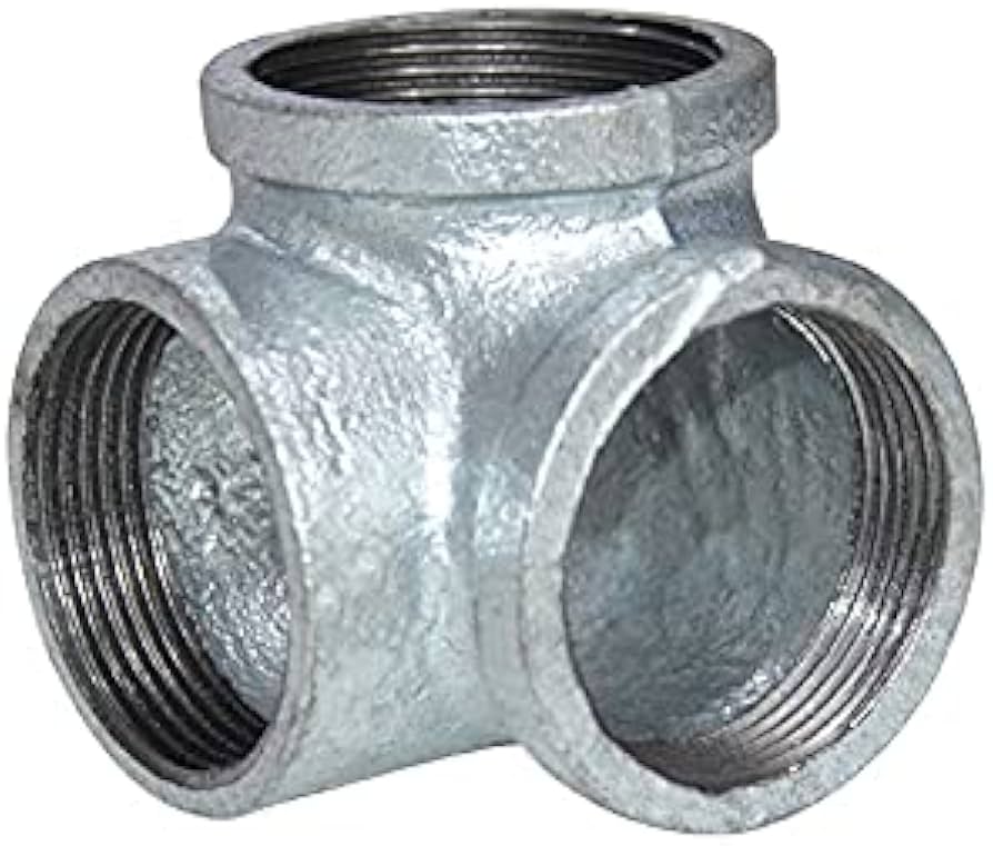 CODO GALVANIZADO DE 3 STEER OUT