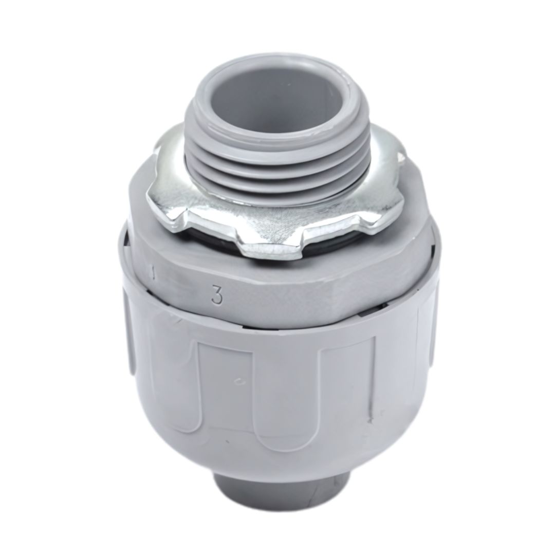 CONECTOR LIQUID TIGHT RECTO PLASTICO DE 1/2 STEER OUT