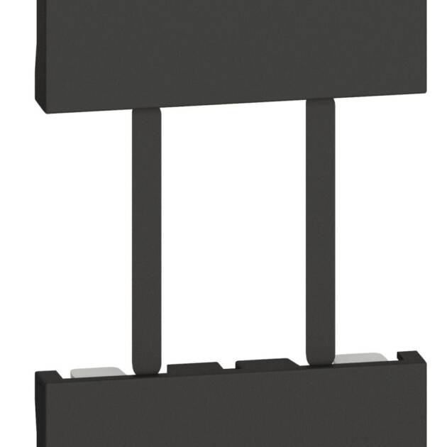 CUBRETECLA 2M PARA TOMA EURO/AM NEGRO LIVING NOW BTICINO