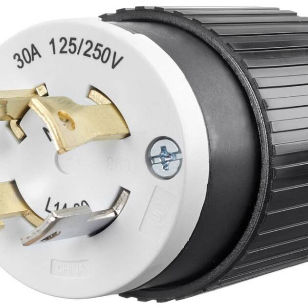 ENCHUFE 3P 4H 30A 125/250V NEMA L14-30P LEVITON