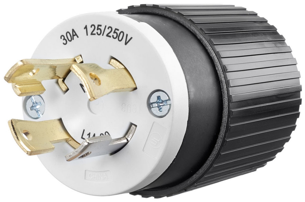 ENCHUFE 3P 4H 30A 125/250V NEMA L14-30P LEVITON