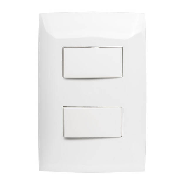 INTERRUPTOR DOBLE MARFIL CIEN LEVITON