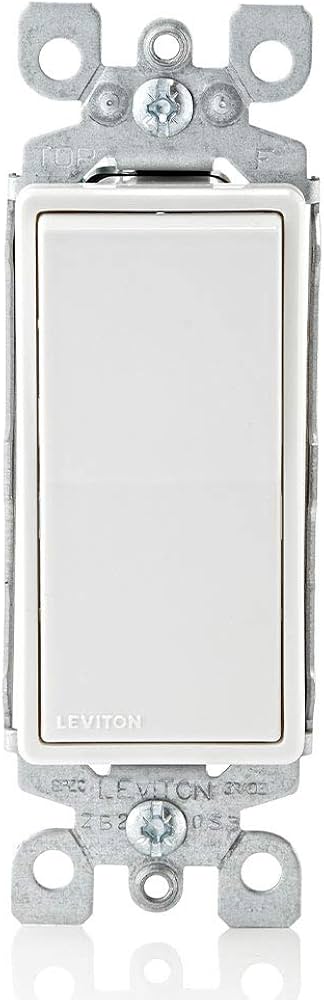 INTERRUPTOR SENCILLO 15A 120/277V BLANCO DECORA LEVITON