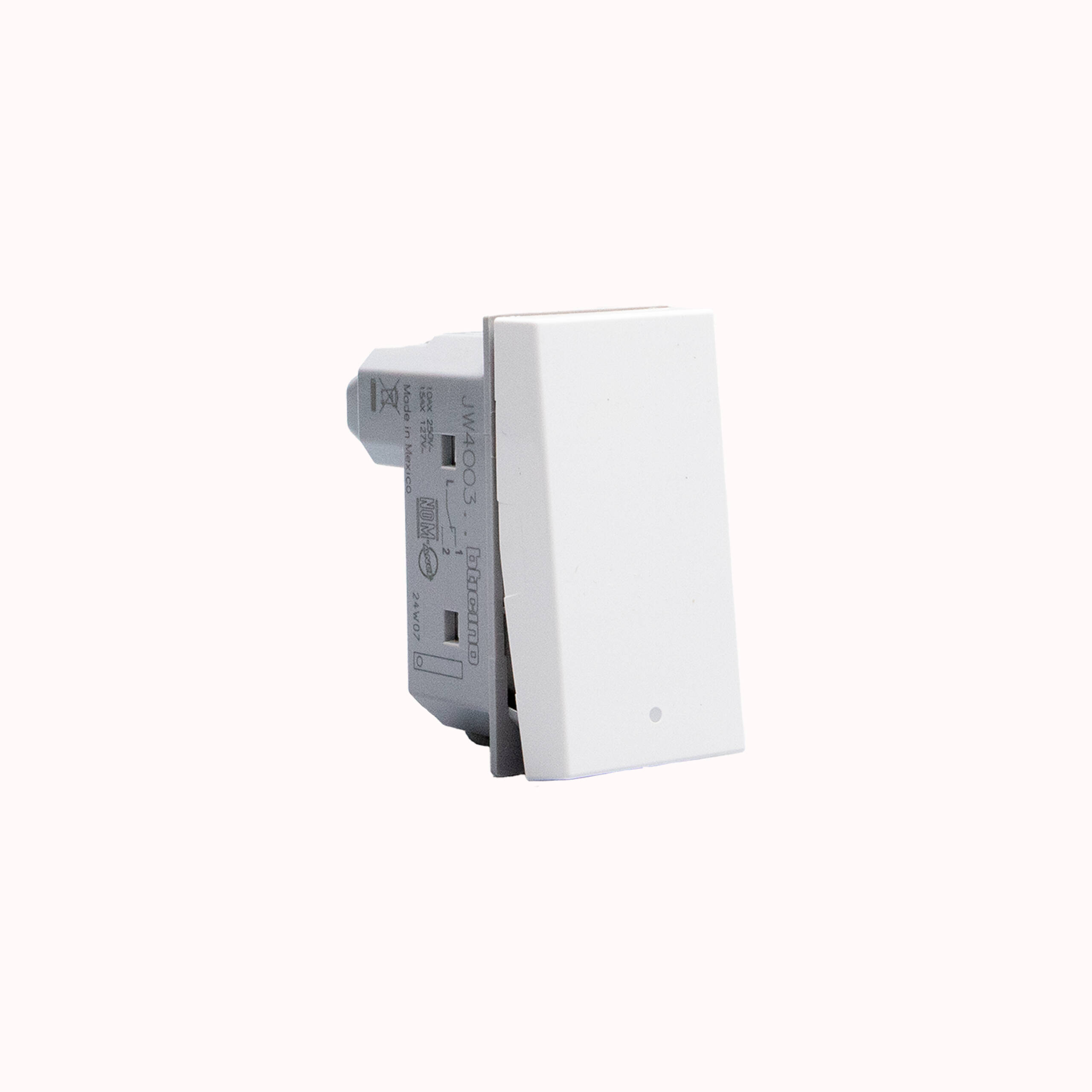 INTERRUPTOR SENCILLO 3W MATIX GO BLANCO BTICINO