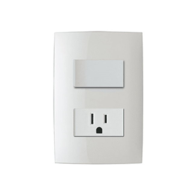 INTERRUPTOR SENCILLO C/TOMCTE 15A 120V MARFIL CIEN LEVITON