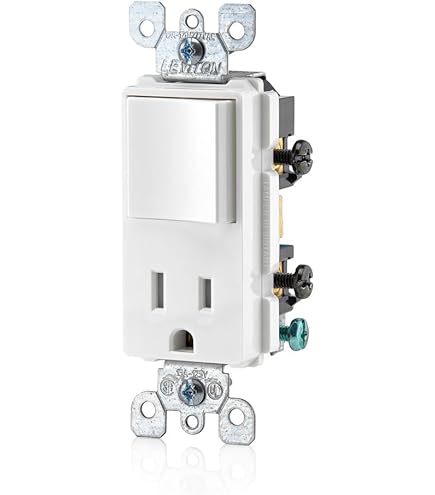 INTERRUPTOR SENCILLO C/TOMCTE 15A 125V LIGTH ALMOND DECORA LEVITON