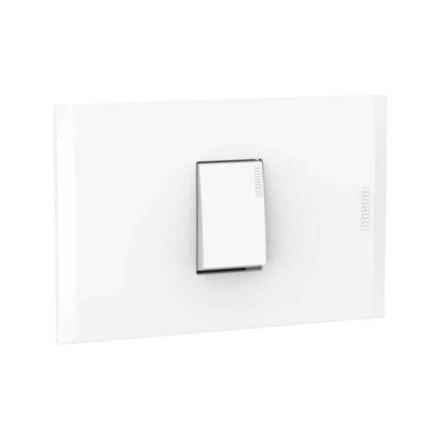 INTERRUPTOR SENCILLO C/TOMCTE 15A 127V  BLANCO UNUS DIMO