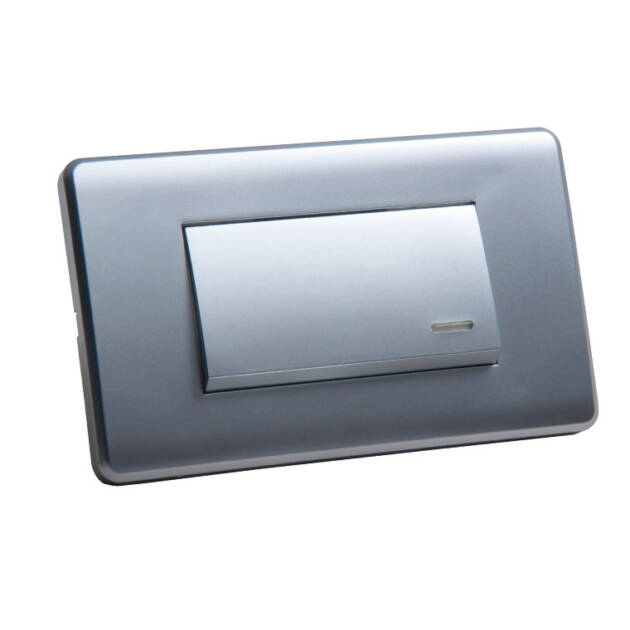 INTERRUPTOR SENCILLO GRIS UNUS DIMO