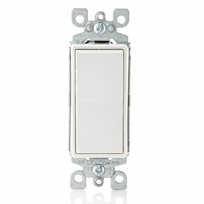 INTERRUPTOR SENCILLO P/CALENTADOR 15A 120/277V BLANCO DECORA LEVITON