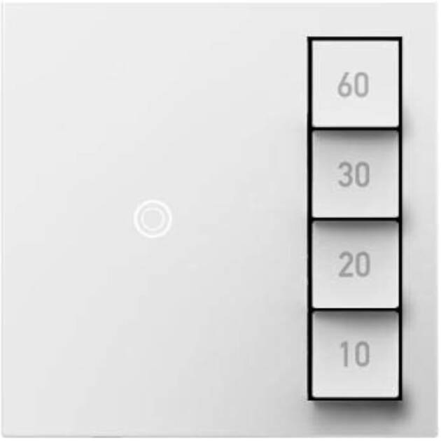 INTERRUPTOR SENCILLO/3W TEMPORIZADOR BLANCO 2M ADORNE