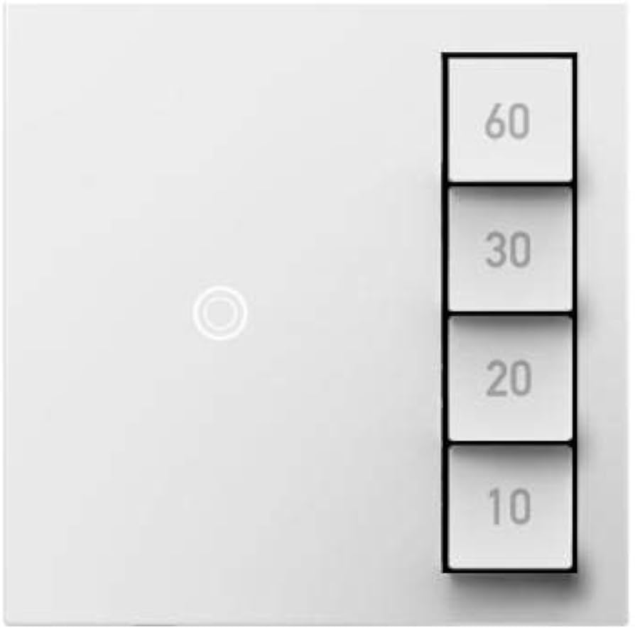 INTERRUPTOR SENCILLO/3W TEMPORIZADOR BLANCO 2M ADORNE