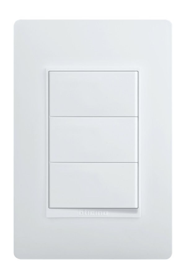 INTERRUPTOR TRIPLE NOBILE BLANCO BTICINO