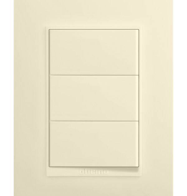 INTERRUPTOR TRIPLE LUZICA MARFIL BTICINO