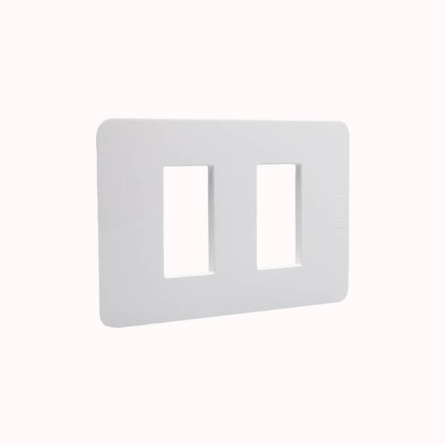 PLACA 2M (1+1) MATIX GO BLANCO BTICINO