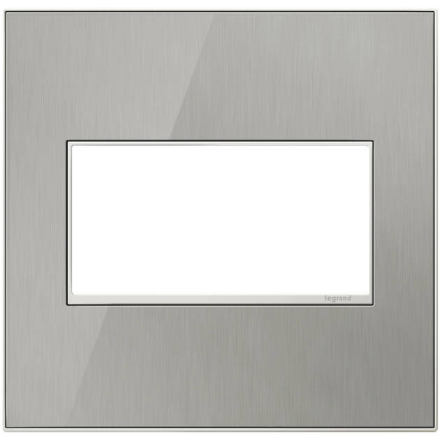 PLACA 2M 2G ACERO CEPILADO ADORNE