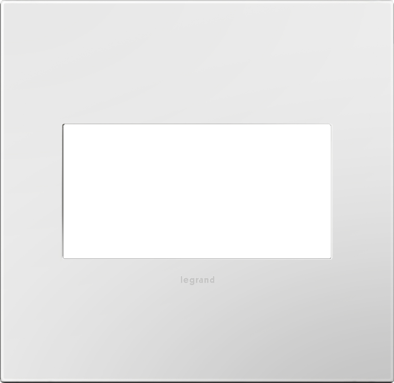 PLACA 2M 2G BLANCO GLOSS ADORNE