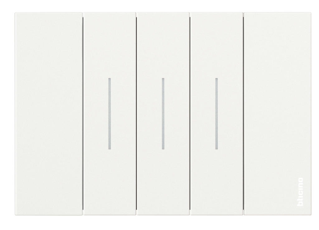 PLACA 3M BLANCO LIVING NOW BTICINO