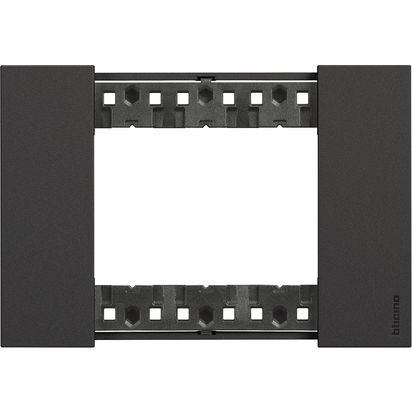 PLACA 3M NEGRO LIVING NOW BTICINO