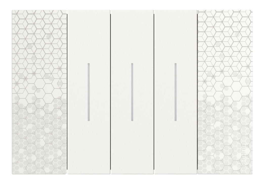 PLACA 3M PIXEL LIVING NOW BTICINO