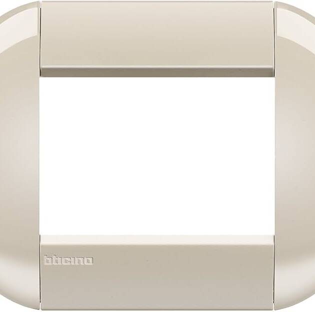 PLACA CURVA NEGRA NOW BTICINO