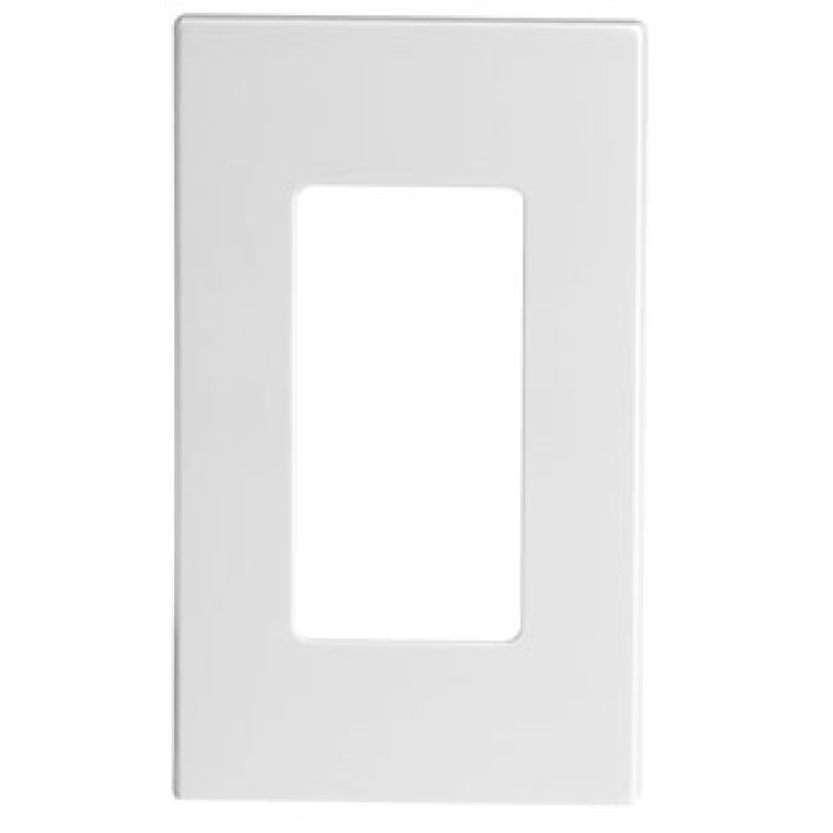 PLACA  S/TORNILLO NEGRA DECORA LEVITON