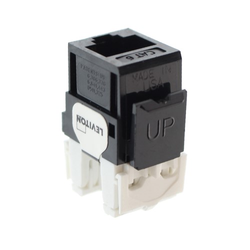 QUICKPORT DATA CAT-6E NEGRO DECORA LEVITON