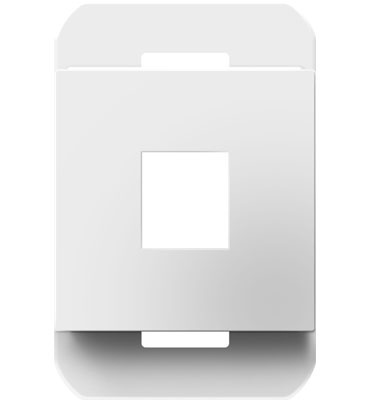 SOPORTE SENCILLO DE CONECTIVIDAD 2M BLANCO ADORNE