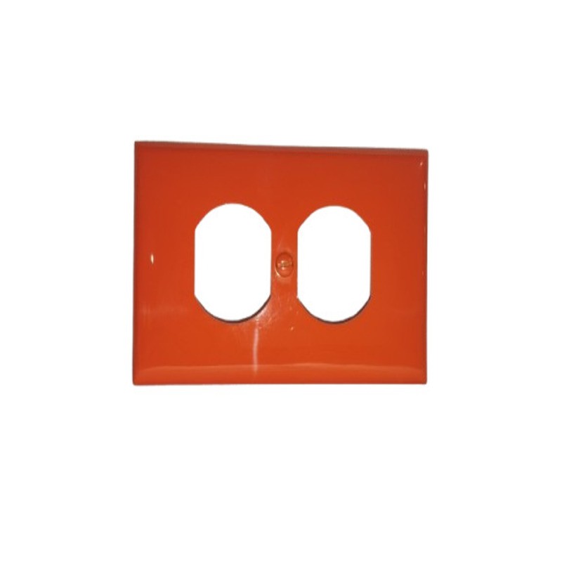 TAPA PLASTICA DOBLE 2X4 P/TOMCTE MAMEY (UPS) DECORA LEVITON