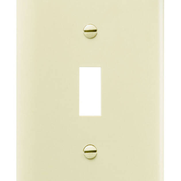 TAPA PLASTICA SENCILLA 2X4 P/INTERRUPTOR MARFIL LEGRAND