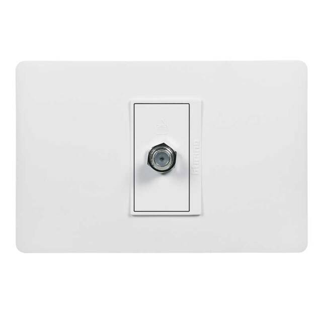 TOMA COAXIAL P/TV BLANCO UNUS DIMO