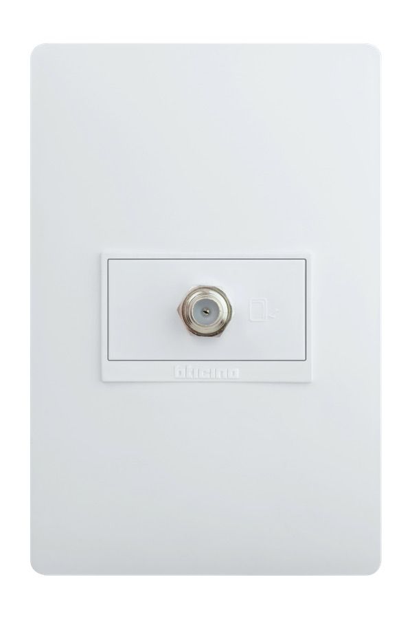 TOMA COAXIAL P/TV LUZICA BLANCO BTICINO