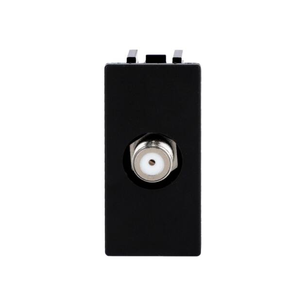 TOMA COAXIAL P/TV NEGRO UNUS DIMO
