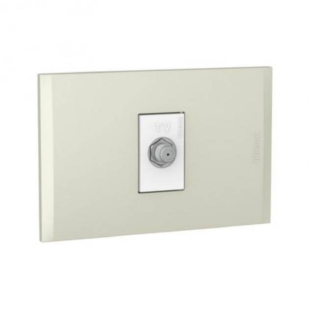 TOMA COAXIAL P/TV NOBILE CHAMPAGNE BTICINO