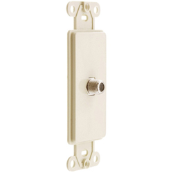 TOMA COAXIAL P/TV SENCILLO LIGHT ALMOND DECORA LEVITON