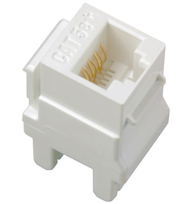 TOMA PARA DATA 5 PARES/RJ45 INSERT  BLANCO ADORNE
