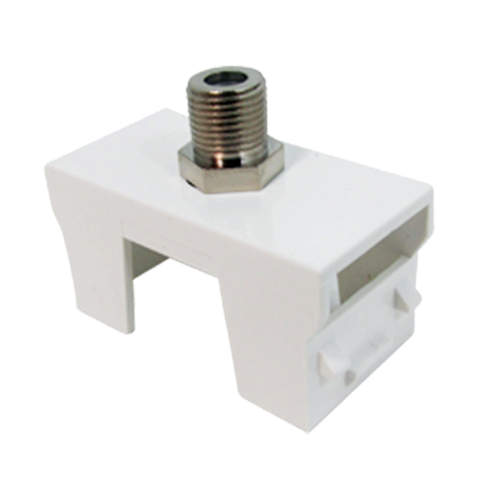 TOMA PARA TELEFONO SENCILLO MODULAR BLANCO DECORA LEVITON