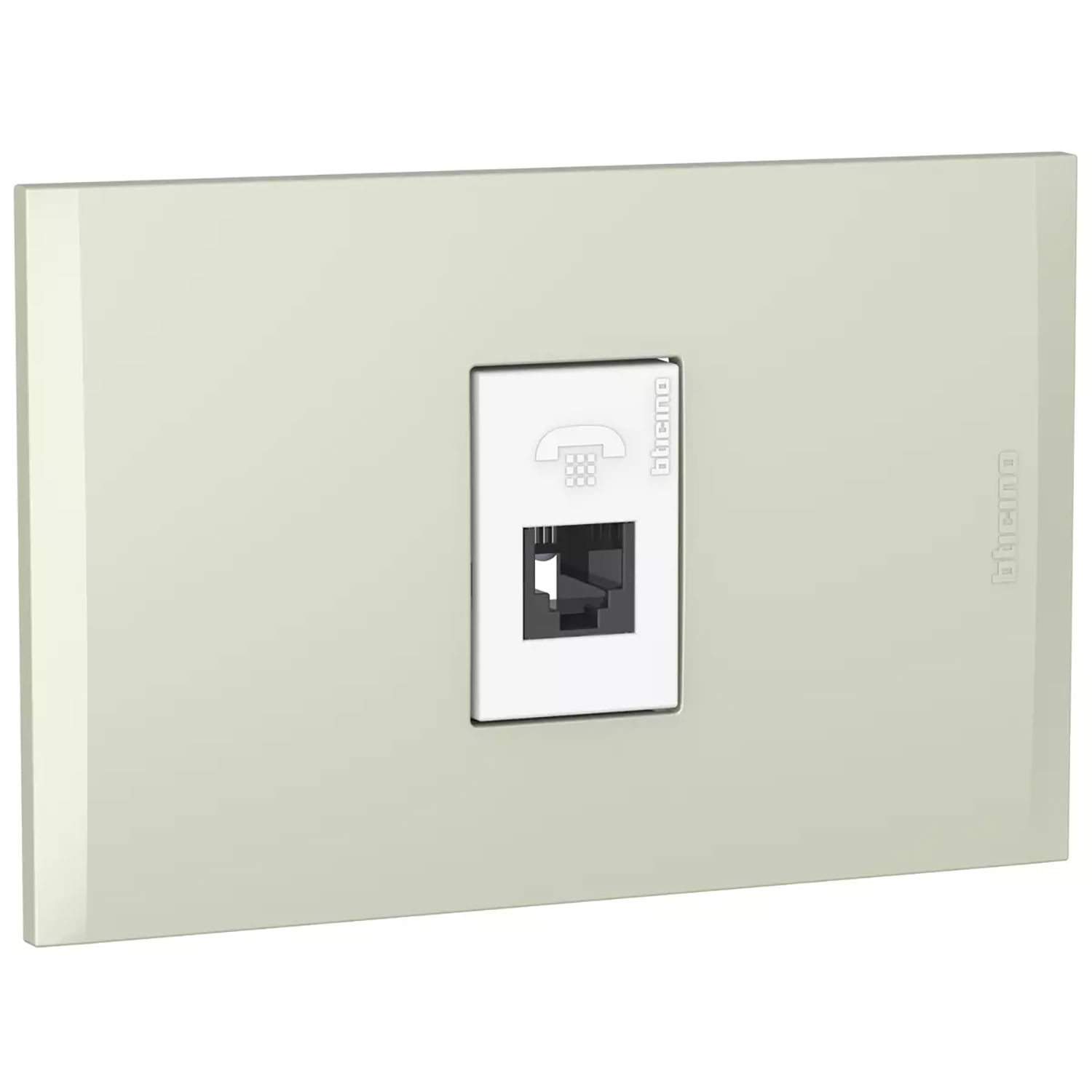 TOMA SENCILLO TELEFONO 4H NOBILE CHAMPAGNE BTICINO