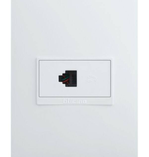 TOMA TELEFONO 4H LUZICA BLANCO BTICINO