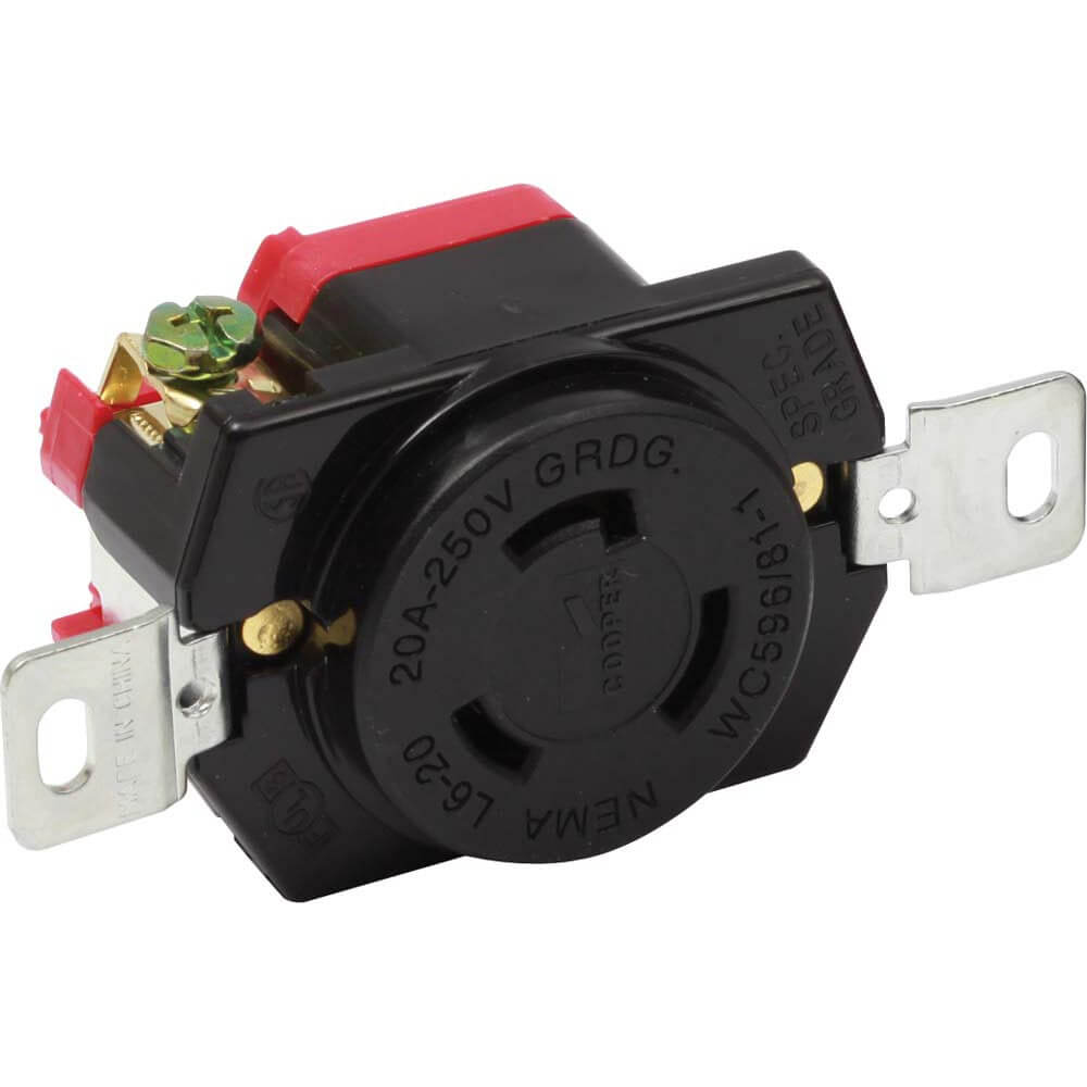 TOMACTE 2P 3H 20A 125V NEMA L5-20R P/EMPOTRAR LEVITON