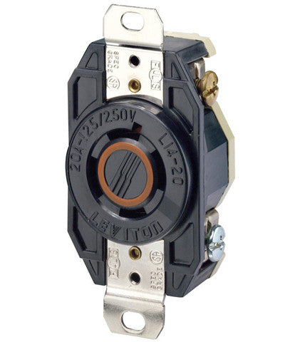 TOMACTE 3P 4H 20A 125/250V NEMA L14-20R LEVITON EMP