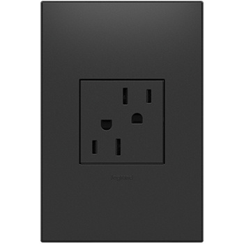 TOMACTE DOBLE C/TIERRA 120V 2M GRAFITO ADORNE