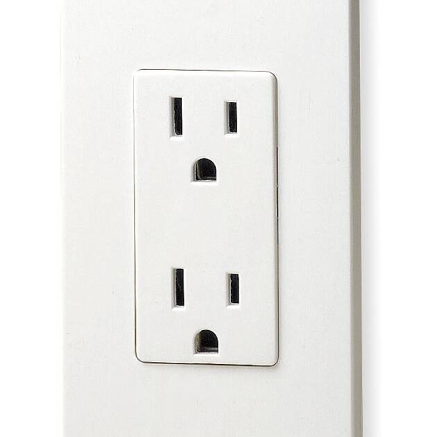 TOMACTE DOBLE C/TIERRA 15A 125V BLANCO DECORA LEVITON