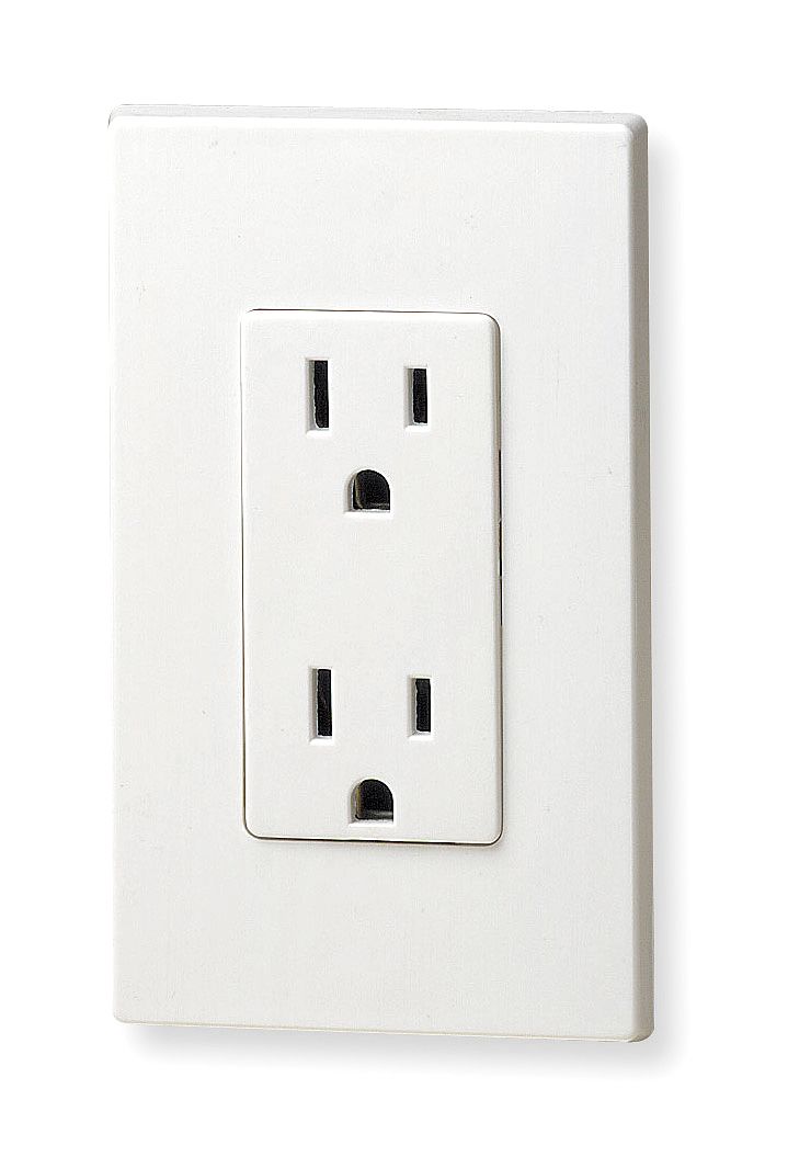TOMACTE DOBLE C/TIERRA 15A 125V BLANCO DECORA LEVITON